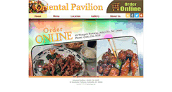 Desktop Screenshot of orientalpavilionasheville.com